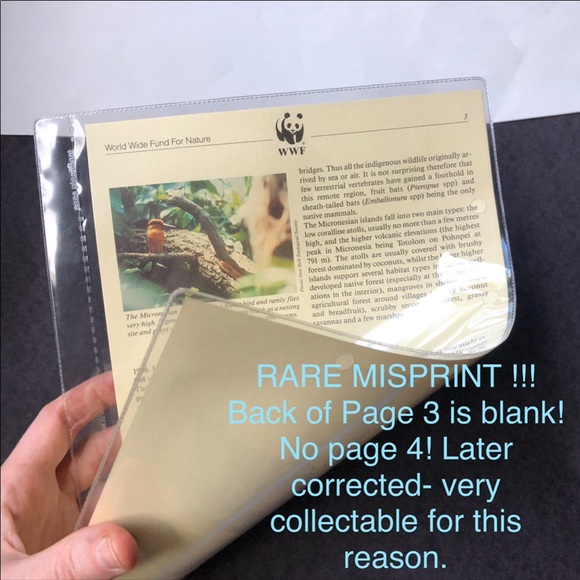 STAMPS Birds of Micronesia rare misprint! - Picture 4 of 15